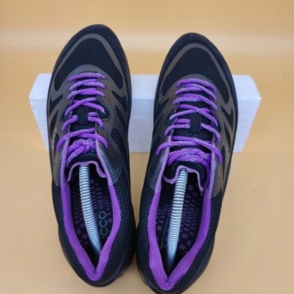 Ecco Women's Athletic Shoes - Black and Purple - Picture 5 of 8